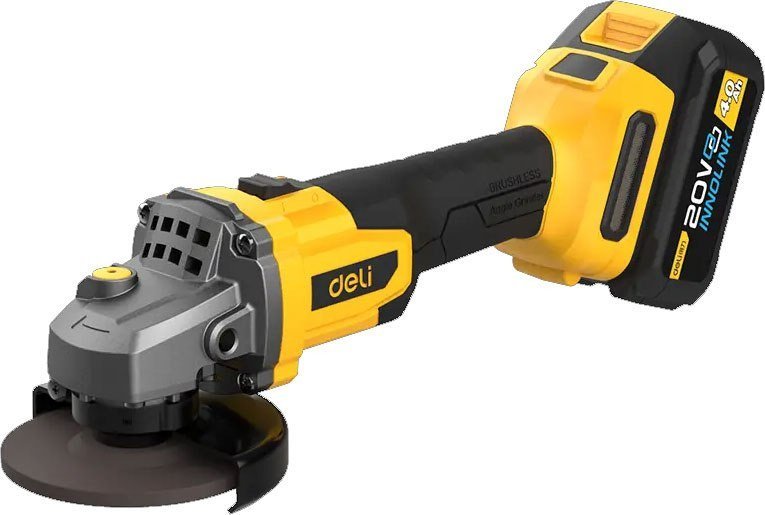 Угловая шлифмашина Deli EDC602 (с 2-мя АКБ) - фото