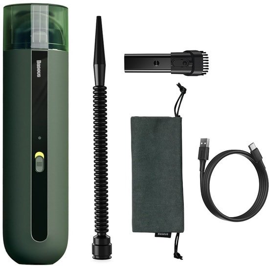 Автомобильный пылесос Baseus CRXCQA2-06 (зеленый) - фото