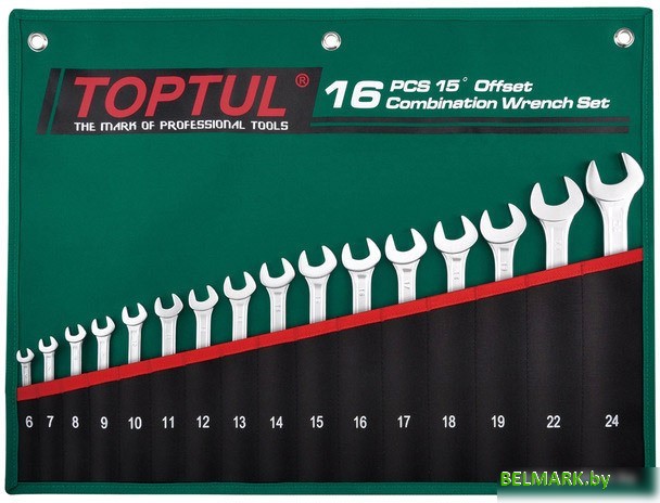 Набор ключей Toptul GRAW1601 16 предметов - фото