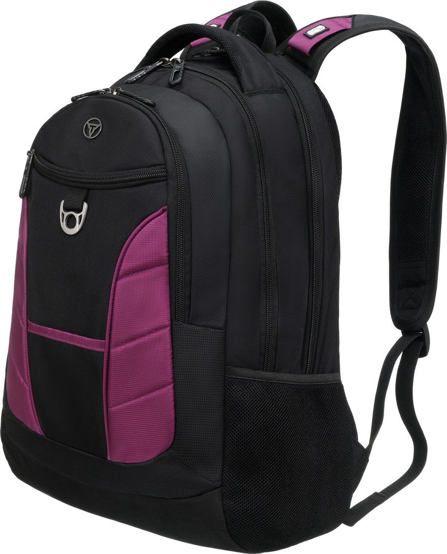 Городской рюкзак Torber Xplor T2371B (черный/бордовый) - фото2