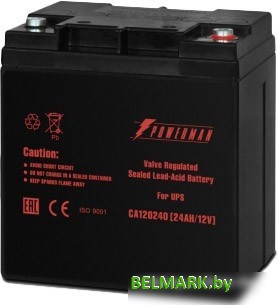 Аккумулятор для ИБП Powerman CA12240/UPS (12В/24 А·ч) - фото