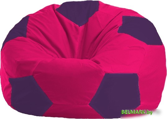 Кресло-мешок Flagman Мяч Стандарт М1.1-380 (малиновый/фиолетовый) - фото