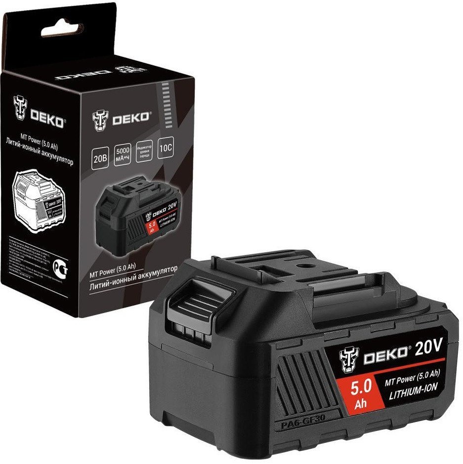 Аккумулятор Deko MT Power 084-1065 (20В/5 Ач) - фото