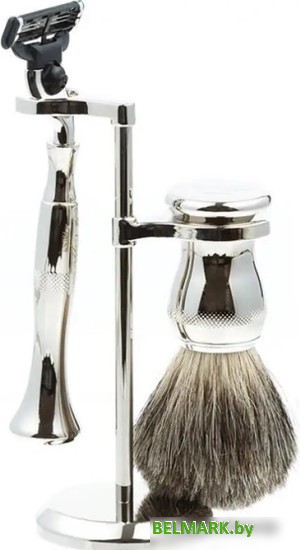 Бритвенный набор IL Ceppo SET-S103BKMTG (серебристый) - фото