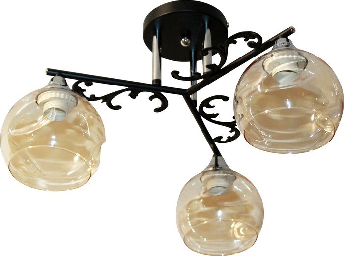 Люстра средней высоты Элетех 21277В-2/3 НПБ 01-3х60-209 Е27 1005404913 - фото