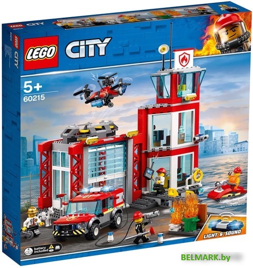 Конструктор LEGO City 60215 Пожарное депо - фото2
