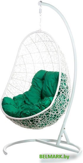 Подвесное кресло BiGarden Easy (белый/зеленый) - фото
