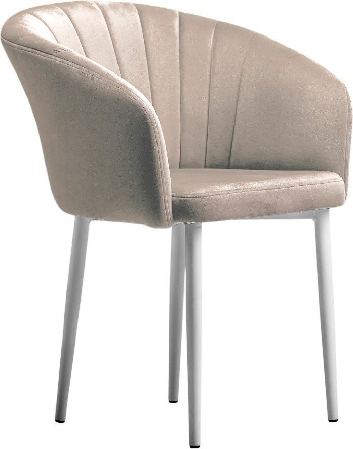 Памир Версаль F06 (светло-бежевый/белая опора) - фото