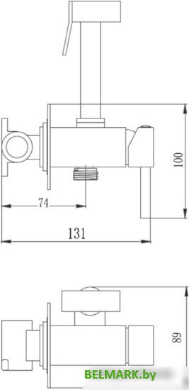 Смеситель Haiba HB5512 (хром) - фото2