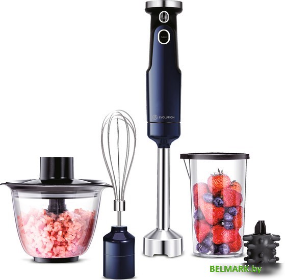 Погружной блендер Evolution HBS-0651 (синий) - фото
