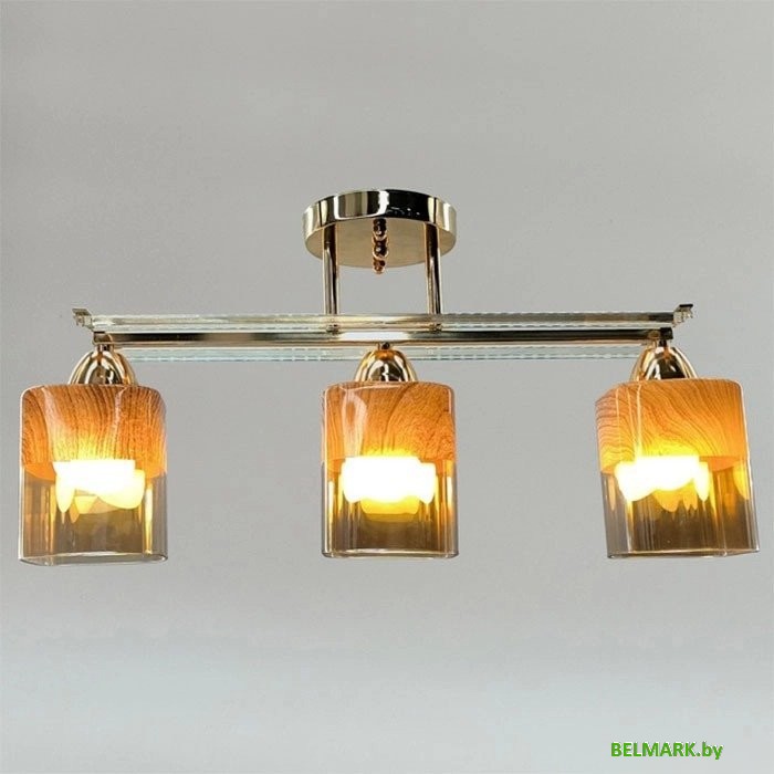 Люстра средней высоты Aitin Pro НПБ 02-3x60-101 9060/3 (золото) - фото2