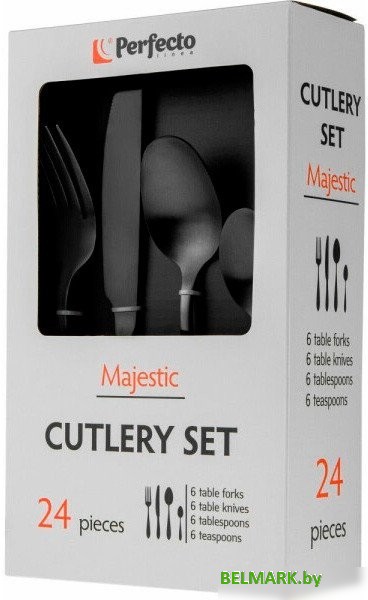 Набор столовых приборов Perfecto Linea Majestic 21-250130BLM - фото