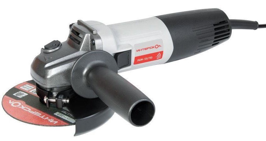 Угловая шлифмашина Интерскол УШМ-125/750 761.1.0.70 - фото