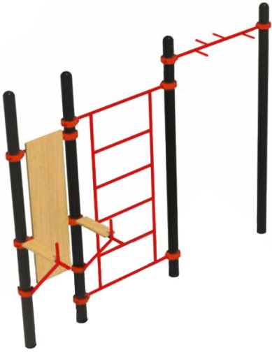 Шведская стенка (лестница) Dinamika Уличная ZSO-001878 - фото