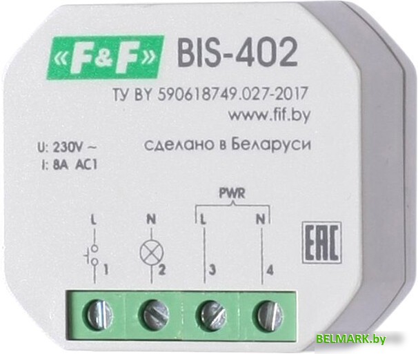 Реле импульсное Евроавтоматика F&F BIS-402 EA01.005.002 - фото