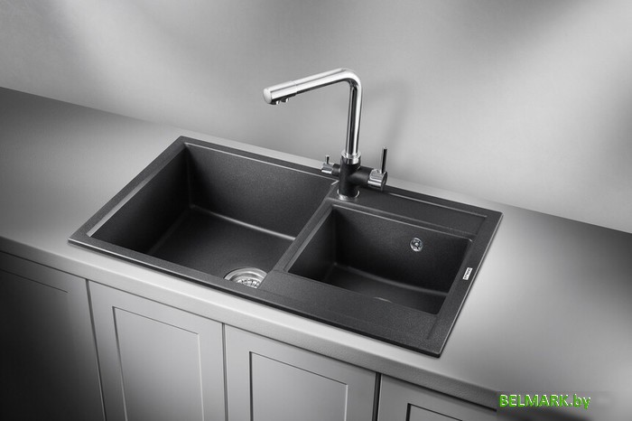 Кухонная мойка Granula GR-8201 (черный) - фото2