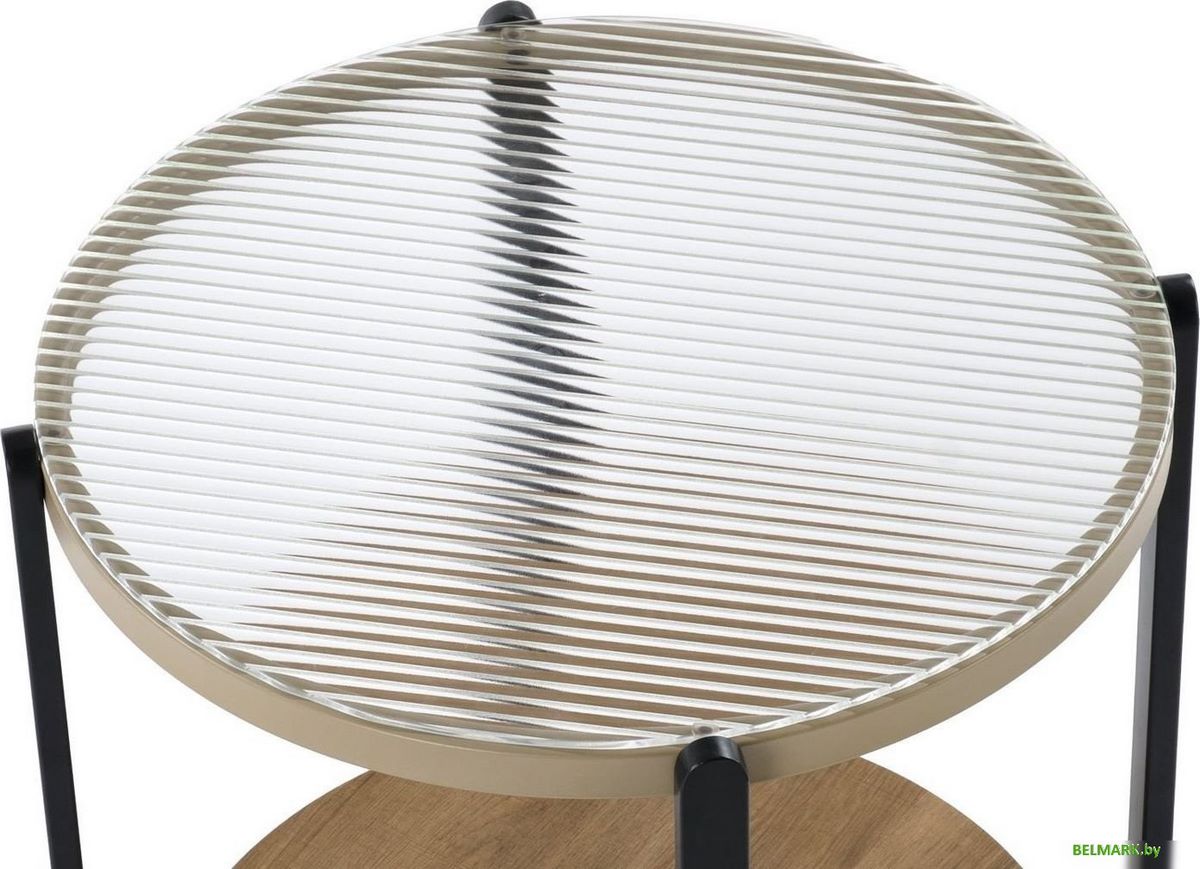 Журнальный столик Halmar Kamala s (натуральный/черный) - фото2