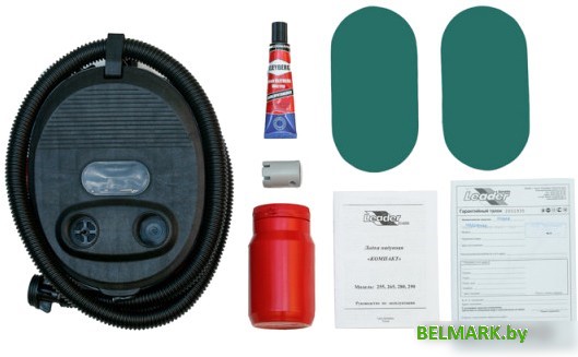 Моторно-гребная лодка Leader Тайга-270 Киль (зеленый) - фото2