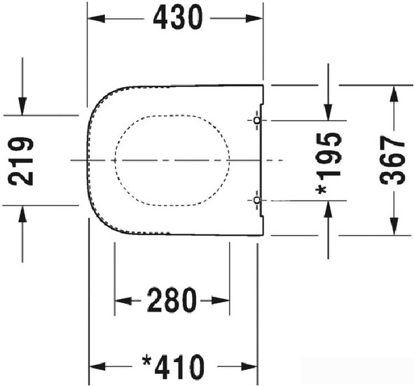 Сиденье для унитаза Duravit Happy D.2 (0064591300) - фото2