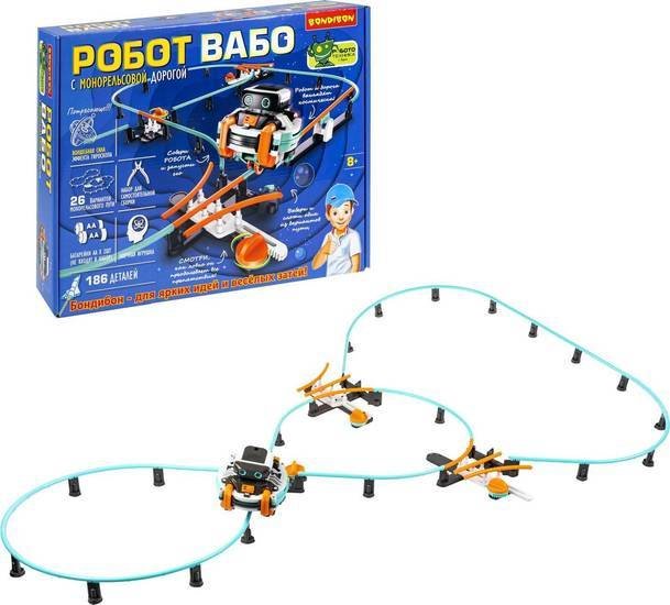 Набор для опытов Bondibon Робот Вабо с монорельсовой дорогой ВВ6003 - фото2