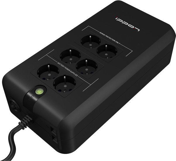 Источник бесперебойного питания IPPON Back Verso 800 - фото