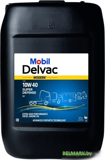 Моторное масло Mobil Delvac Modern 10W-40 Super Defense 20л - фото