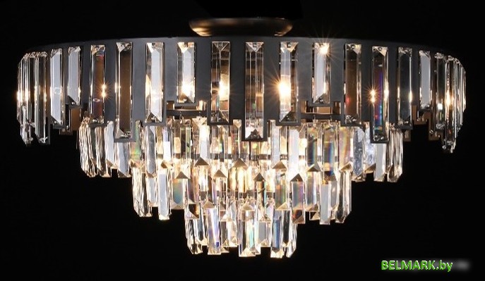 Люстра средней высоты Mirastyle WX-9007/6+3 BK - фото