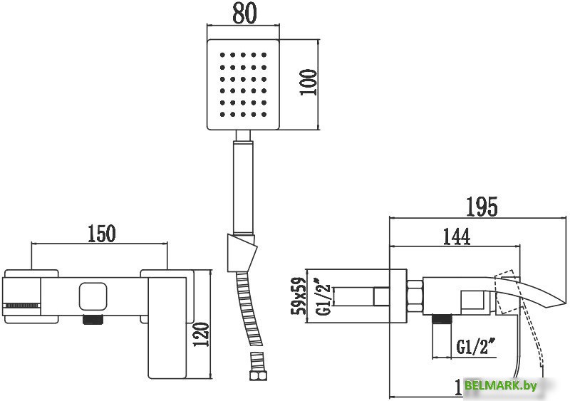 Смеситель Fmark FS8624 - фото2