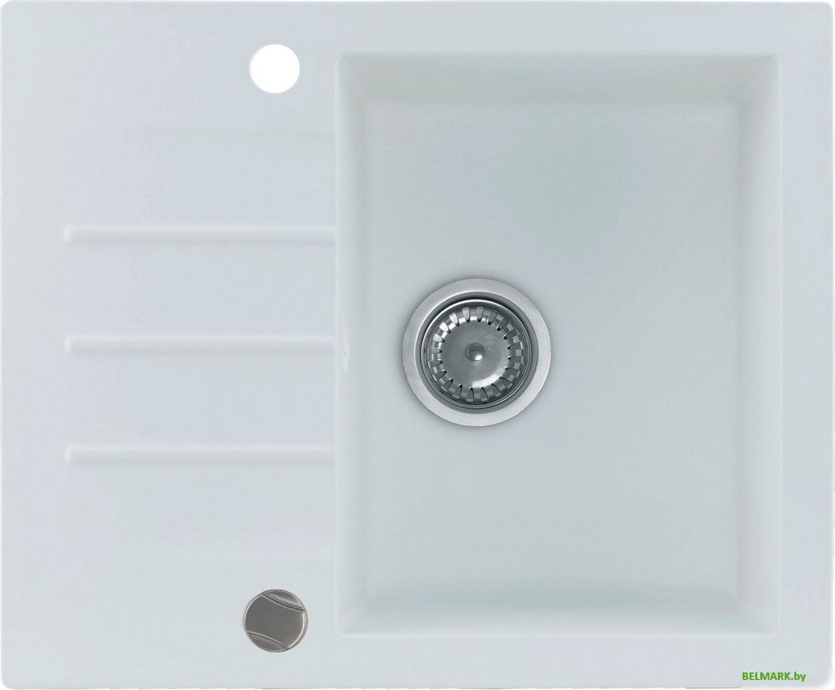 Кухонная мойка Kernau KGS A 4560 1B1D Pure White - фото