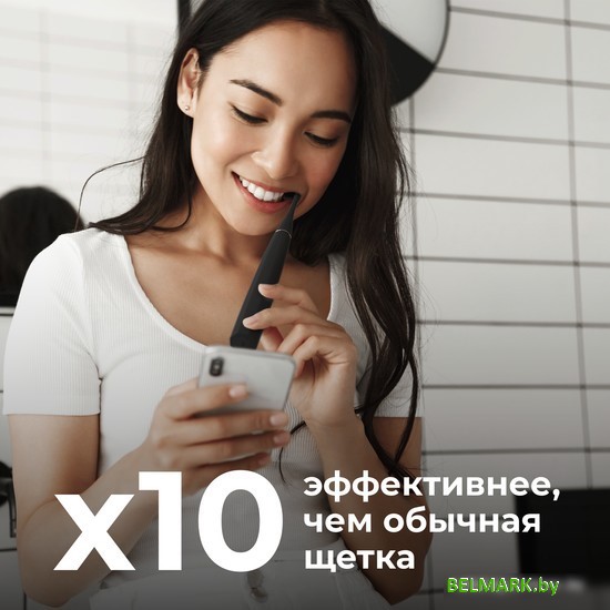 Электрическая зубная щетка AENO DB2S (3 насадки, черный) - фото2