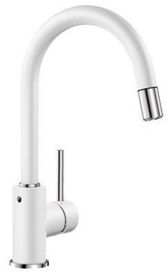 Смеситель Blanco Mida-S Silgranit (белый) [521457] - фото