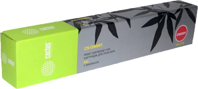 Картридж CACTUS CS-O9600Y (аналог OKI 42918913) - фото