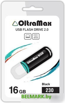 USB Flash Oltramax 230 16GB (черный) [OM-16GB-230-Black] - фото
