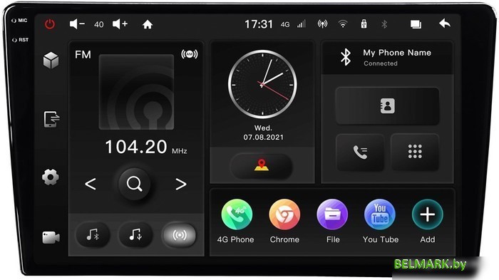 USB-магнитола Incar TMX2-7710-3 - фото