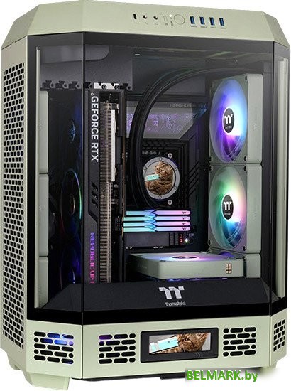 Корпус Thermaltake The Tower 600 Matcha Green CA-1Z1-00MEWN-00 - фото