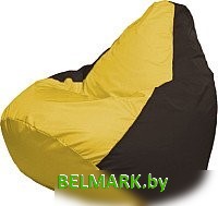 Кресло-мешок Flagman Груша Супер Мега 4XL Г5.1-261 (желтый/коричнневый) - фото