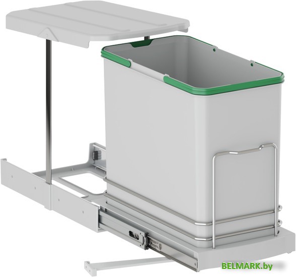 Мусорное ведро Starax S-2571-G 24 л (серый) - фото