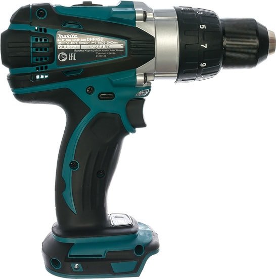 Дрель-шуруповерт Makita DHP458Z (без АКБ) - фото2