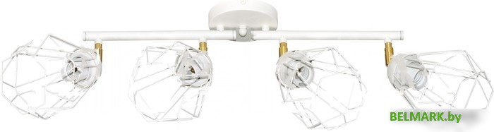 Спот Элетех Кристаль 141 НПБ 01-4х60-129 Е27 1005405222 (белый муар) - фото