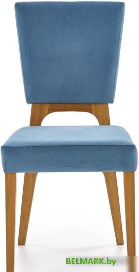 Стул Halmar Wenanty (синий/дуб медовый) - фото2