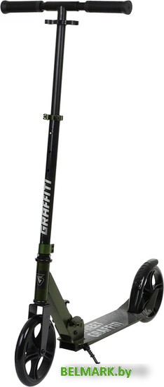 Двухколесный детский самокат Graffiti 7350706 (хаки) - фото2