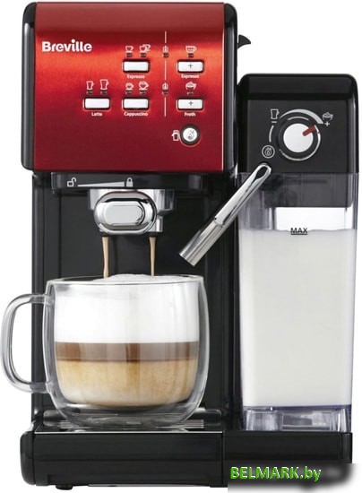 Рожковая помповая кофеварка Breville Prima Latte II VCF109X - фото