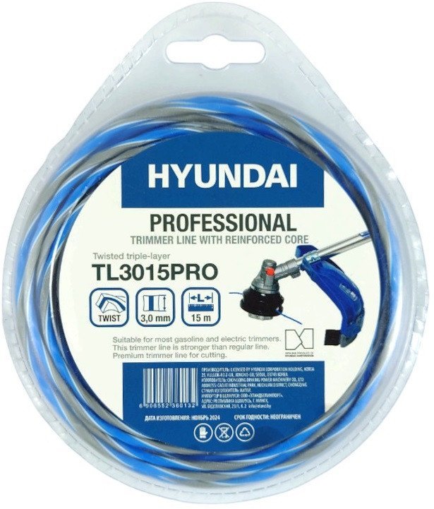 Леска для триммера Hyundai TL-3015 PRO - фото