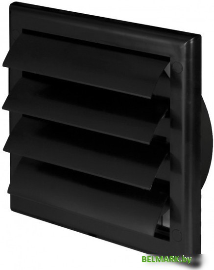 Вентиляционная решетка Awenta TN4CZ 19x19/d125 (черный) - фото