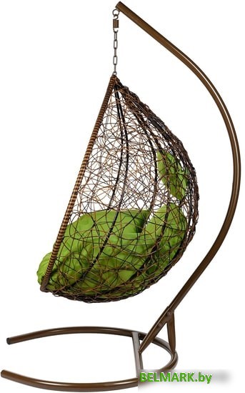 Подвесное кресло BiGarden Tropica Twotone (коричневый/зеленый) - фото2