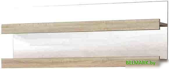 Полка Памир Соната НПС-1200 (дуб сонома/белый глянец) - фото