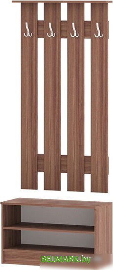 Стенка Памир ПЛ-2 (ясень шимо темный/ясень шимо светлый) - фото2