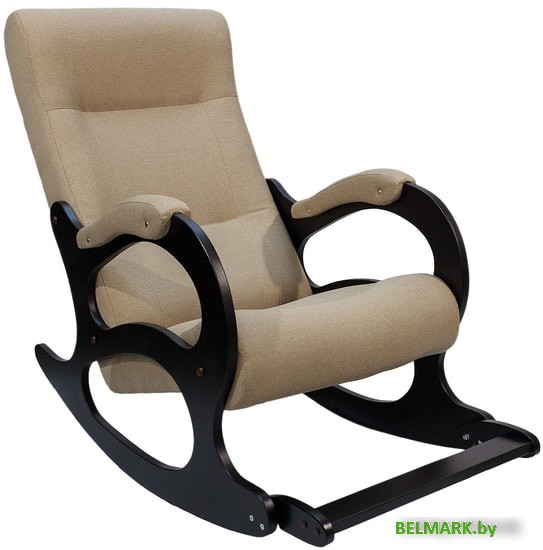 Кресло-качалка Бастион 2 с подножкой (рогожка, united 3) - фото