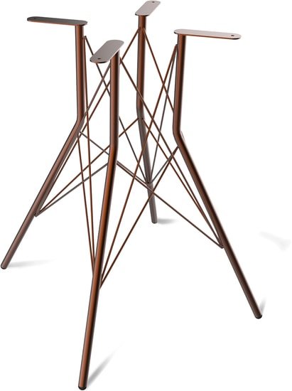 Кухонный стол Sheffilton SHT-TU2-1/TT30 83/83 (медный мет./коричневый) - фото2