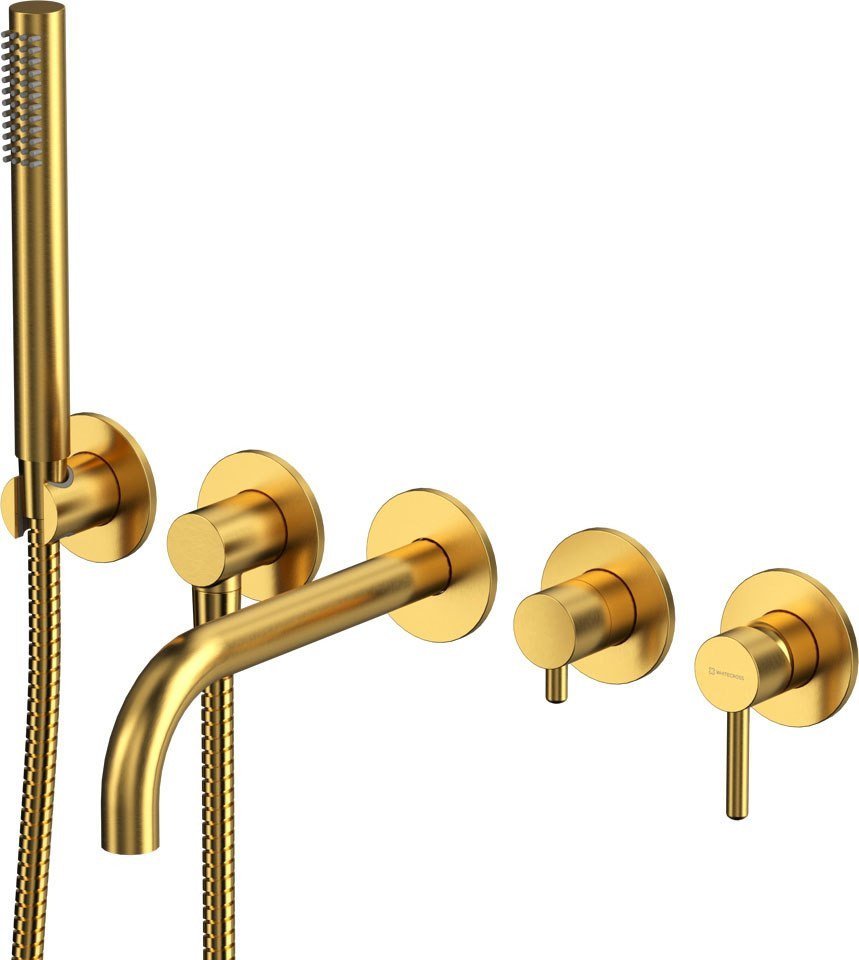 Смеситель Whitecross Y Y1240GLB (брашированное золото) - фото